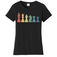 Funny Chess Pieces Board Game Lover Player Themed Chess Gift Women's T-Shirt