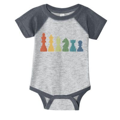 Funny Chess Pieces Board Game Lover Player Themed Chess Gift Infant Baby Jersey Bodysuit