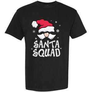 Family Christmas Pajamas Santa Squad Matching Christmas Garment-Dyed Heavyweight T-Shirt