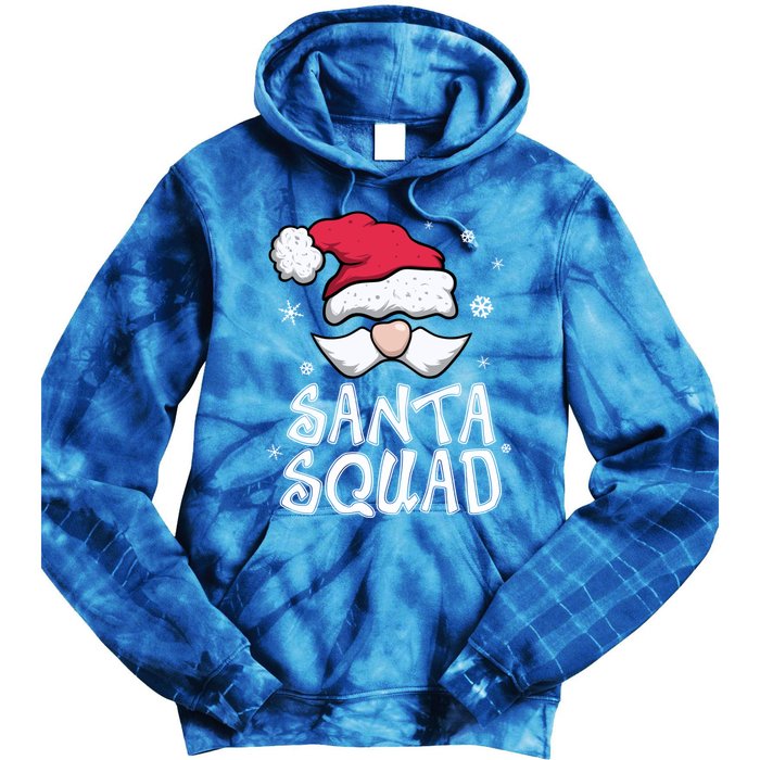 Family Christmas Pajamas Santa Squad Matching Christmas Tie Dye Hoodie