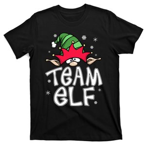 Family Christmas Pajamas – Team Elf Matching Christmas T-Shirt