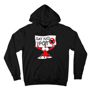 Funny Crawfish Pun Say No To Pot Lobster Festival Hoodie