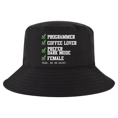 Funny Computer Programmer Software Developer For Women Cool Comfort Performance Bucket Hat
