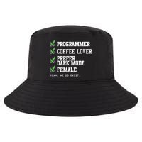 Funny Computer Programmer Software Developer For Women Cool Comfort Performance Bucket Hat
