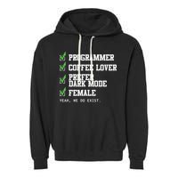 Funny Computer Programmer Software Developer For Women Garment-Dyed Fleece Hoodie