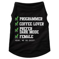 Funny Computer Programmer Software Developer For Women Doggie Tank