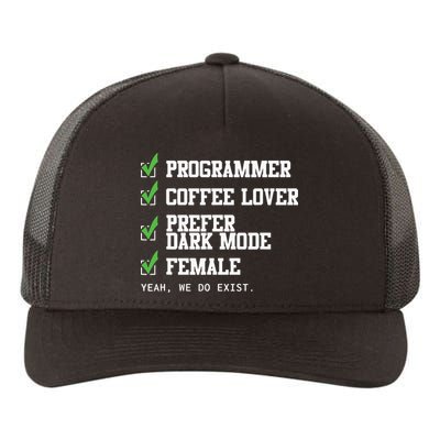 Funny Computer Programmer Software Developer For Women Yupoong Adult 5-Panel Trucker Hat