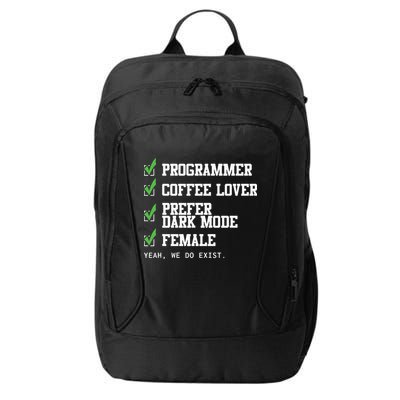 Funny Computer Programmer Software Developer For Women City Backpack