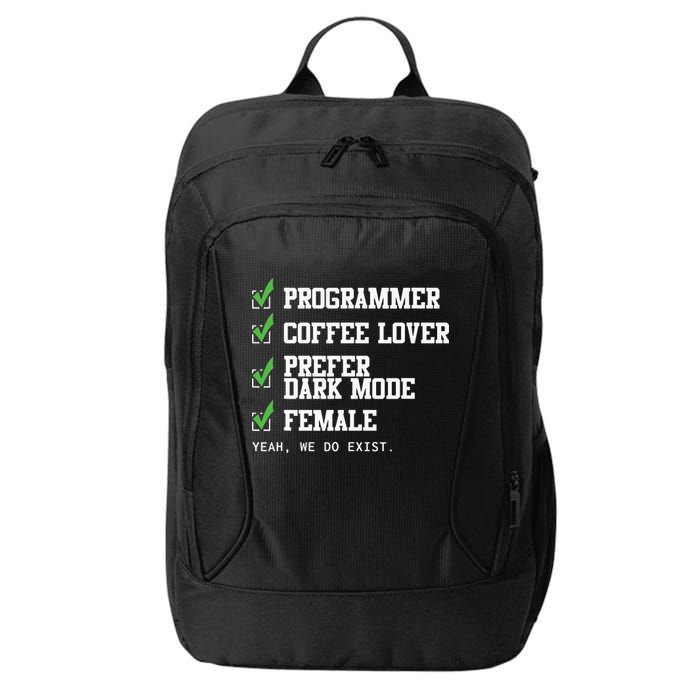 Funny Computer Programmer Software Developer For Women City Backpack