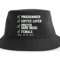 Funny Computer Programmer Software Developer For Women Sustainable Bucket Hat