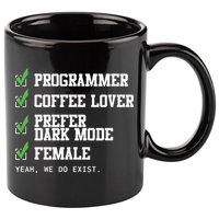 Funny Computer Programmer Software Developer For Women 11oz C Handle Ceramic Mug