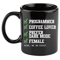 Funny Computer Programmer Software Developer For Women 11oz C Handle Ceramic Mug