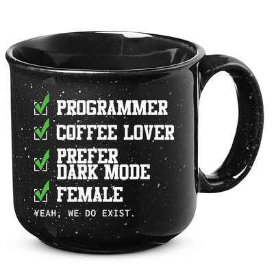 Funny Computer Programmer Software Developer For Women 15oz Campfire Ceramic Mug