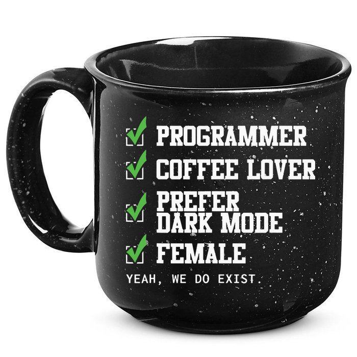 Funny Computer Programmer Software Developer For Women 15oz Campfire Ceramic Mug