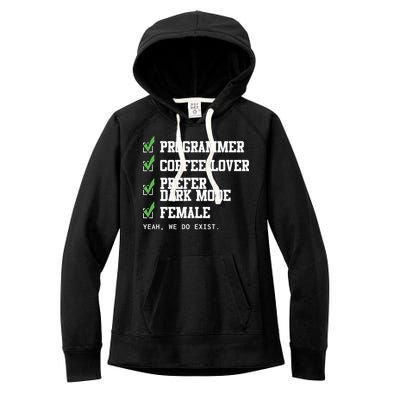 Funny Computer Programmer Software Developer For Women Women's Fleece Hoodie