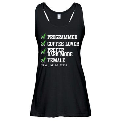 Funny Computer Programmer Software Developer For Women Ladies Essential Flowy Tank