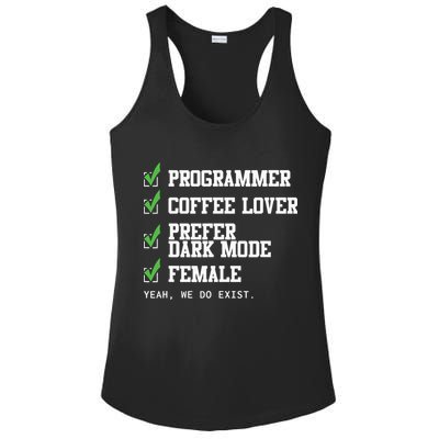Funny Computer Programmer Software Developer For Women Ladies PosiCharge Competitor Racerback Tank