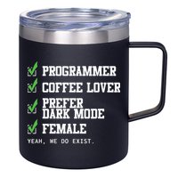 Funny Computer Programmer Software Developer For Women 12oz Stainless Steel Coffee Mug