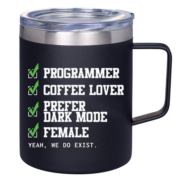 Funny Computer Programmer Software Developer For Women 12oz Stainless Steel Coffee Mug