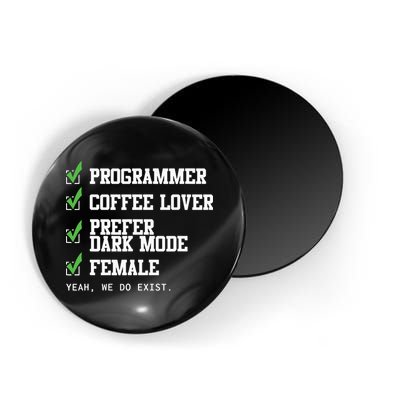 Funny Computer Programmer Software Developer For Women Magnet