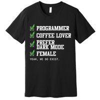 Funny Computer Programmer Software Developer For Women Premium T-Shirt