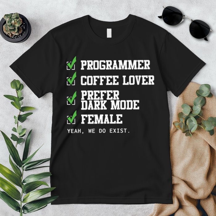 Funny Computer Programmer Software Developer For Women Premium T-Shirt