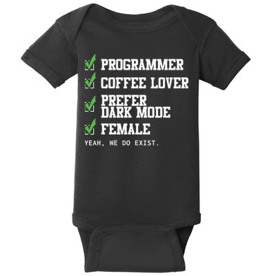 Funny Computer Programmer Software Developer For Women Baby Bodysuit