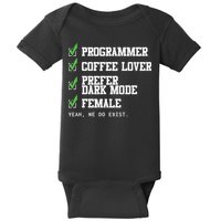 Funny Computer Programmer Software Developer For Women Baby Bodysuit