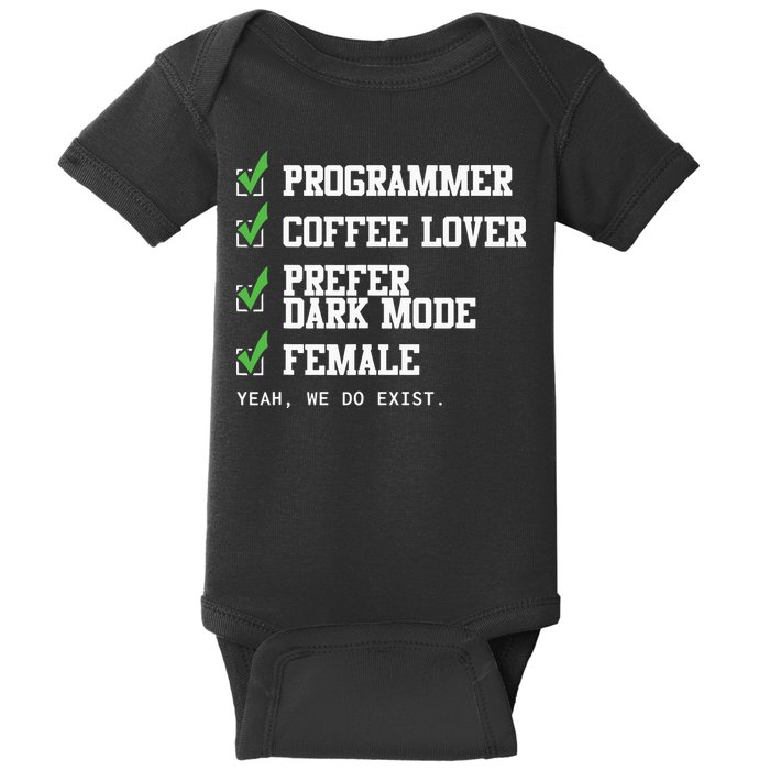 Funny Computer Programmer Software Developer For Women Baby Bodysuit