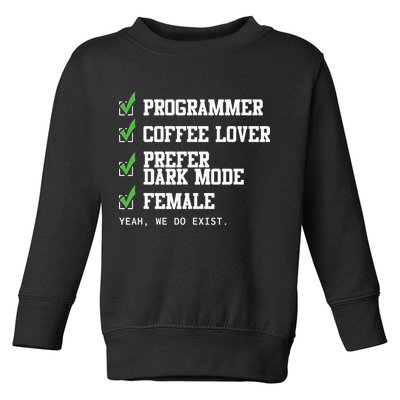 Funny Computer Programmer Software Developer For Women Toddler Sweatshirt