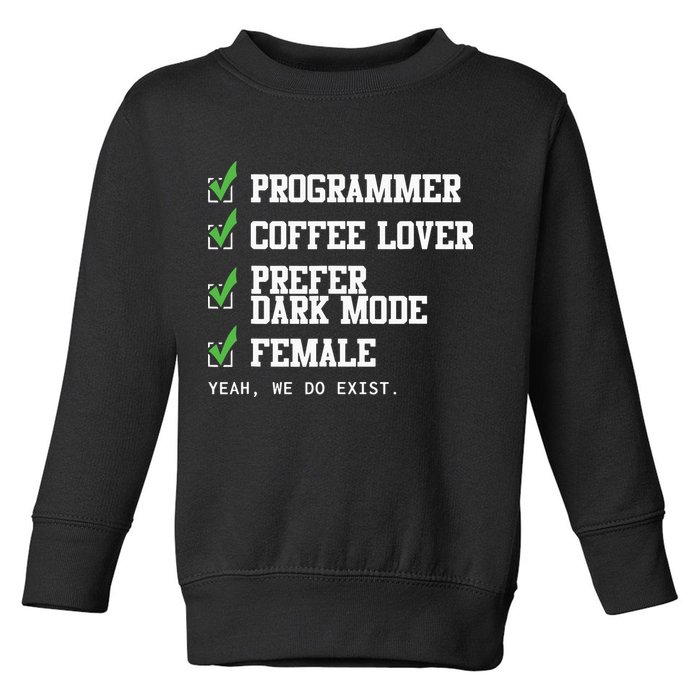 Funny Computer Programmer Software Developer For Women Toddler Sweatshirt