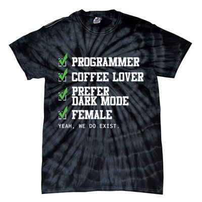 Funny Computer Programmer Software Developer For Women Tie-Dye T-Shirt