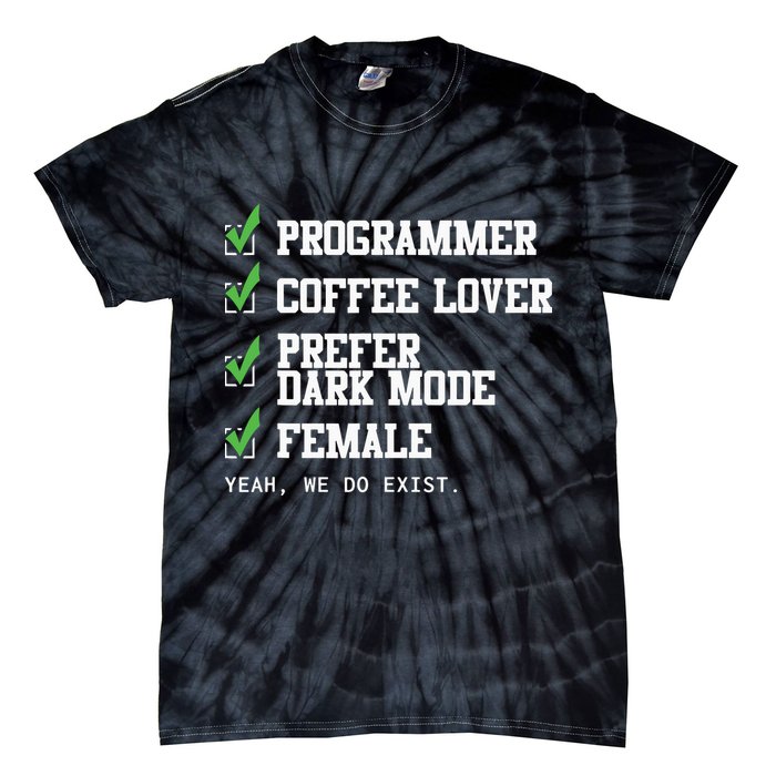 Funny Computer Programmer Software Developer For Women Tie-Dye T-Shirt