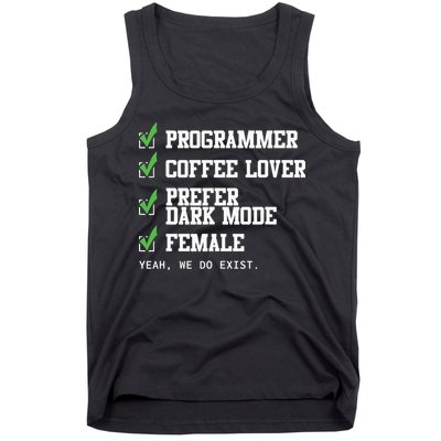 Funny Computer Programmer Software Developer For Women Tank Top