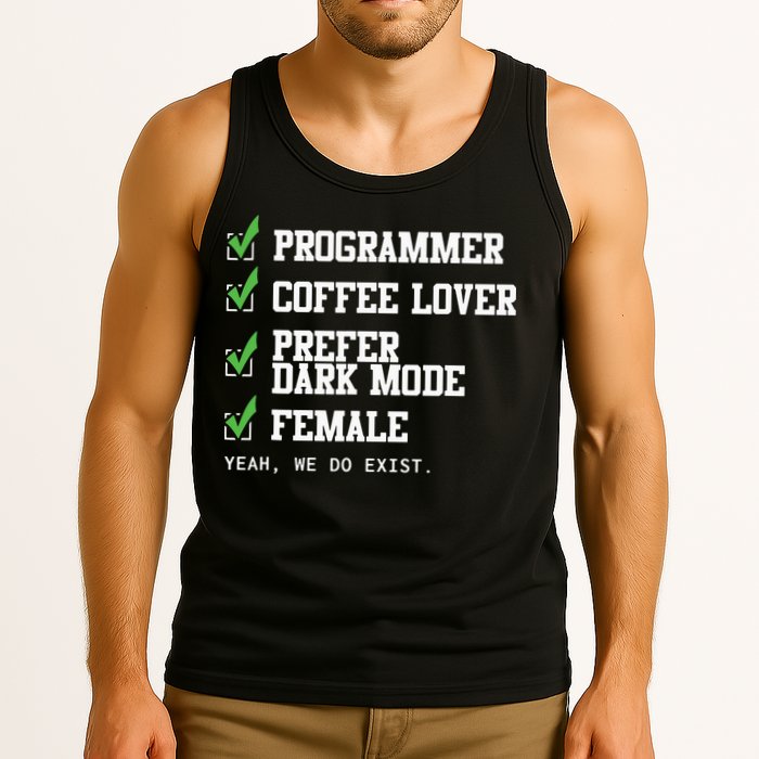 Funny Computer Programmer Software Developer For Women Tank Top