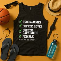 Funny Computer Programmer Software Developer For Women Tank Top