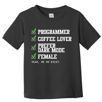 Funny Computer Programmer Software Developer For Women Toddler T-Shirt