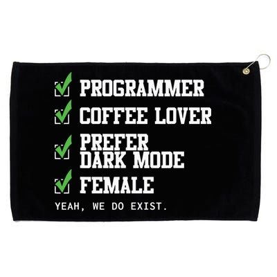 Funny Computer Programmer Software Developer For Women Grommeted Golf Towel