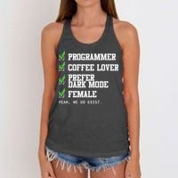 Funny Computer Programmer Software Developer For Women Women's Knotted Racerback Tank