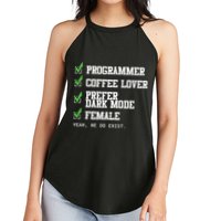 Funny Computer Programmer Software Developer For Women Women's Perfect Tri Rocker Tank