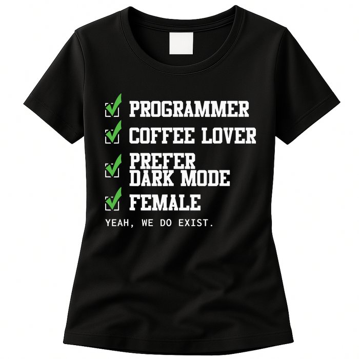 Funny Computer Programmer Software Developer For Women Womens T-Shirt