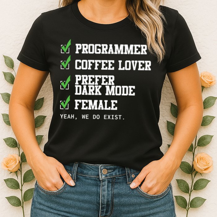 Funny Computer Programmer Software Developer For Women Womens T-Shirt