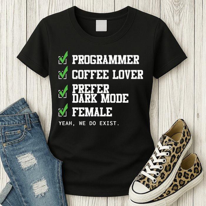 Funny Computer Programmer Software Developer For Women Womens T-Shirt