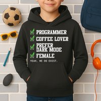 Funny Computer Programmer Software Developer For Women Kids Hoodie