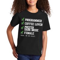 Funny Computer Programmer Software Developer For Women Kids T-Shirt