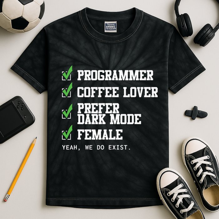 Funny Computer Programmer Software Developer For Women Kids Tie-Dye T-Shirt