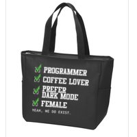 Funny Computer Programmer Software Developer For Women Zip Tote Bag