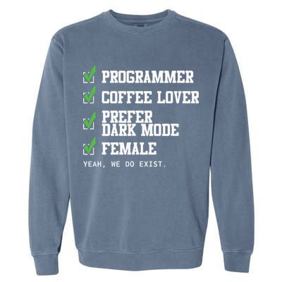 Funny Computer Programmer Software Developer For Women Garment-Dyed Sweatshirt
