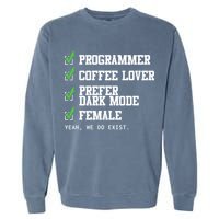 Funny Computer Programmer Software Developer For Women Garment-Dyed Sweatshirt