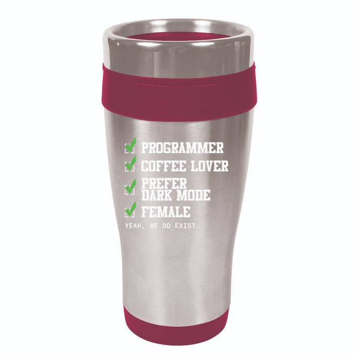 Funny Computer Programmer Software Developer For Women 16oz Travel Tumbler
